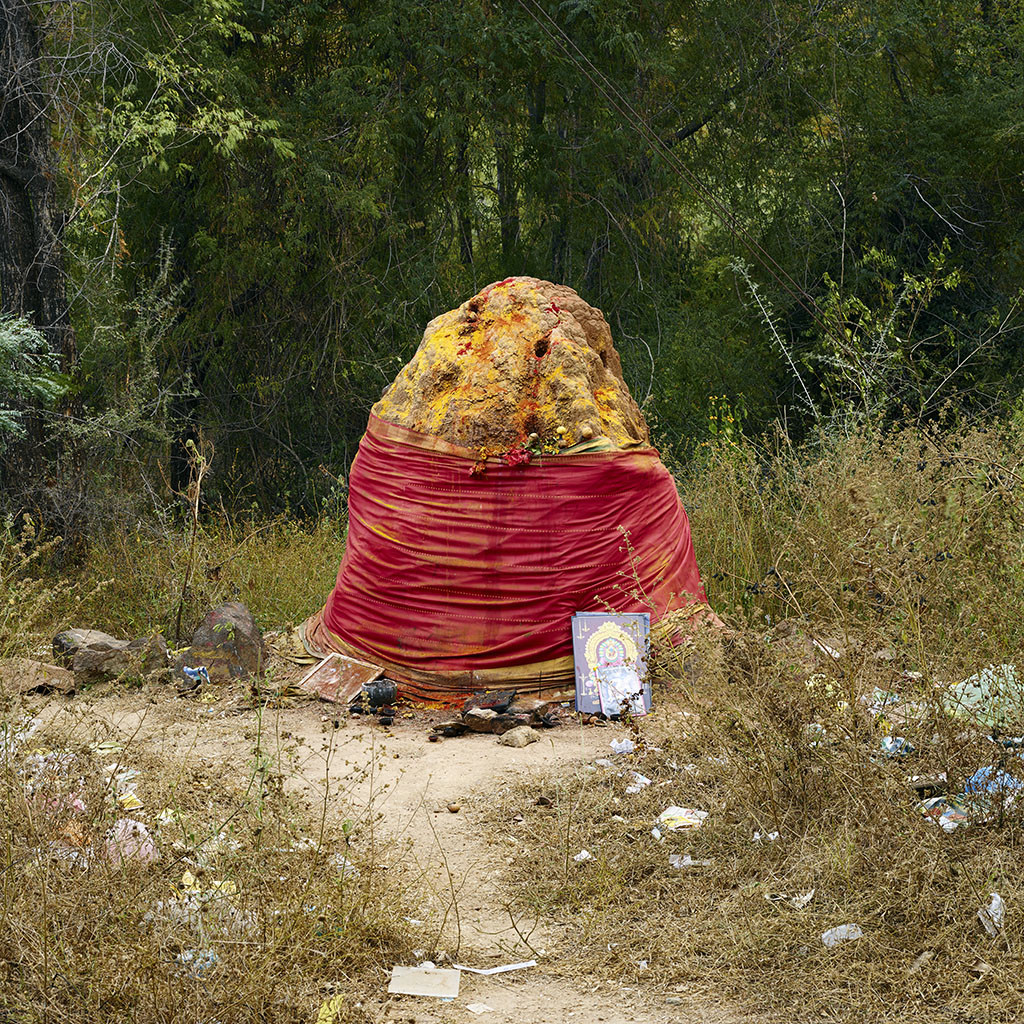 Shrine. Girivalam road, Tiruvannamalai, Tamil Nadu, India, 2014